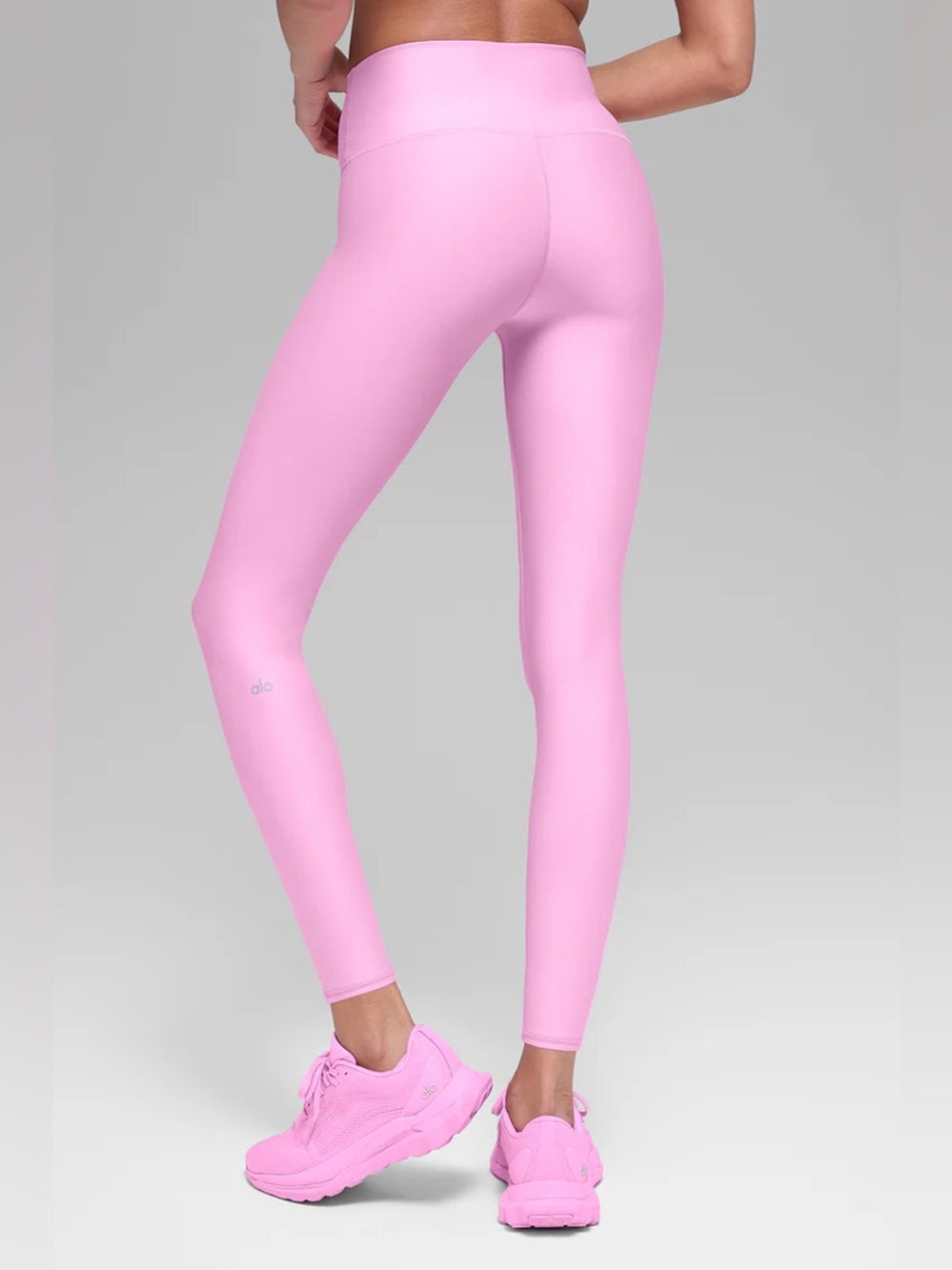 ALO YOGA | 7/8 HIGH WAIST AIRLIFT LEGGINGS IN CANDY HEART PINK SMALL LIMITED ED - Picture 3 of 8